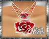 EB*RED ROSE NECKLACE