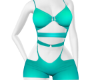 Sexy Aqua Jumpsuit