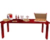 bc's Red Snack Table