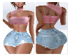 Conjunto Casual Top Rosa