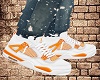 White&Orange Sneakers M