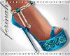 f* Alana Turquoise Heels