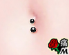 蝶 Black Belly Piercing