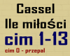 Cassel - Ile miłości