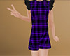 Purple N Gown Plaid Girl