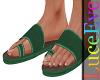 Green Beach Sandals