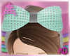 lMSl Mint Green Hairbow