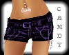 *!* Purple Chain Shorts