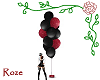 Black/Red Party Balloons