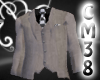 [C] 3Piece Grey Suit Top