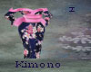 Kimono Drk Blue n Pink