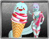 Kawaii ice-cream tail
