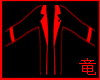 [竜]Red Open Vest