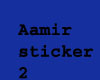 Aamir sticker 2