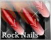ROCK Elegant Nails Red