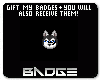 Snow Husky Badge