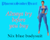 Nix blue bodysuit