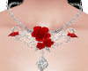 CNS RED ROS NECKLACE