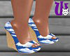 Clouds Wedges blue