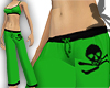 Green Pirate Yoga Suit