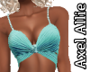 AA Teal Blue Tie Back To