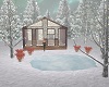 *Winter Aurora Cabin*