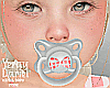 Kids Pink Bow Pacifier