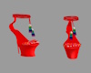 hippy fringe red