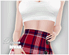 D| Red Button Skirt 🍌