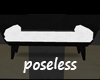 UC poseless white bench