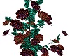 Tin Animated Rose Bush