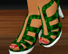 [ADR]Heels Shoes GREEN
