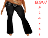 BBW Black Britney Flares