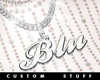 Blu Diamond Chain