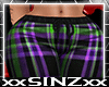 H. Plaid Pajama Bottom W