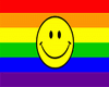 rainbow happy face