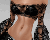 Hot Black Lace Top