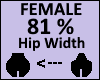Hip Scaler 81% Female