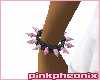 Onyx/Pink Spike L Cuff