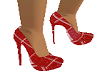 Shiny Red Ck Heels