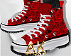Red Roses Sneakers Man