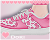 Pink Cow Sneakers