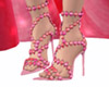 Pink Jewelled Heels