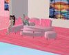 pink punk rock sofa