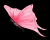 pink butterfly decal