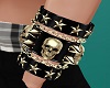 SKULLS BRACE GOLD L