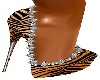 AFRICAN TIGER PRINT SHOE