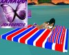 ") USA FLAG 2P BED FLOAT