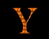 Letter Y - Orange