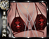 (MI) Red Latex Bikini
